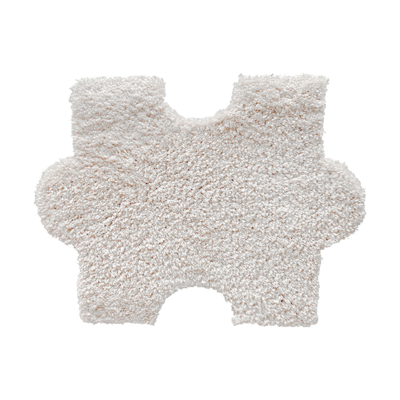 Indoor Carpet Tiles Puzzle Detail Level Loop Stain Resistant Carpet Tiles Off-White Clearhalo 'Carpet Tiles & Carpet Squares' 'carpet_tiles_carpet_squares' 'Flooring 'Home Improvement' 'home_improvement' 'home_improvement_carpet_tiles_carpet_squares' Walls and Ceiling' 7233884