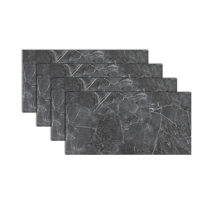 Wooden Laminate Plank Flooring Click-Lock Laminate Flooring with Slate Look Black White Clearhalo 'Flooring 'Home Improvement' 'home_improvement' 'home_improvement_laminate_flooring' 'Laminate Flooring' 'laminate_flooring' Walls and Ceiling' 7233920