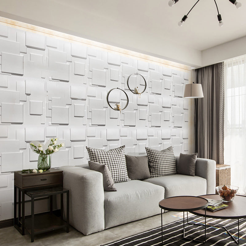 Mosaic Wall Panel Glue Down Waterproof PVC Indoor Wall Panel Clearhalo 'Flooring 'Home Improvement' 'home_improvement' 'home_improvement_wall_paneling' 'Wall Paneling' 'wall_paneling' 'Walls & Ceilings' Walls and Ceiling' 7234081