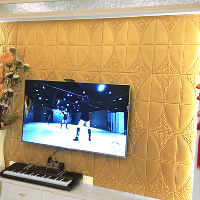 3D Wall Plate Gorgeous Style Simple Home Living Room Wall Panel (10-Pack) Clearhalo 'Flooring 'Home Improvement' 'home_improvement' 'home_improvement_wall_paneling' 'Wall Paneling' 'wall_paneling' 'Walls & Ceilings' Walls and Ceiling' 7234108