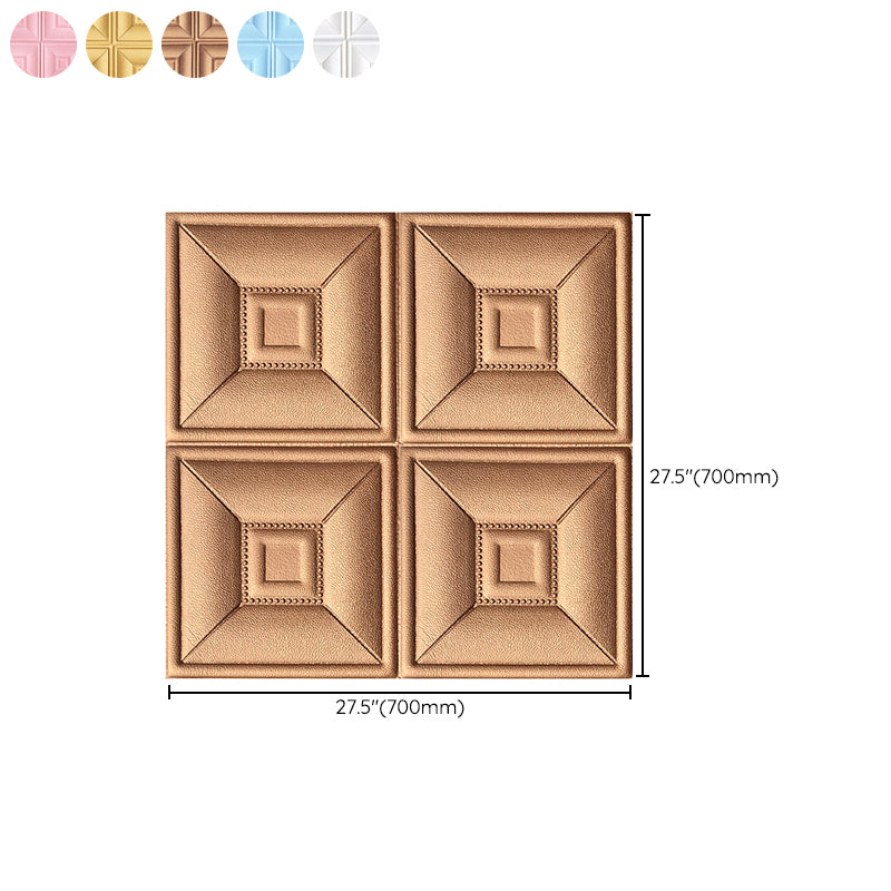 3D Wall Plate Gorgeous Style Simple Home Living Room Wall Panel (10-Pack) Clearhalo 'Flooring 'Home Improvement' 'home_improvement' 'home_improvement_wall_paneling' 'Wall Paneling' 'wall_paneling' 'Walls & Ceilings' Walls and Ceiling' 7234112