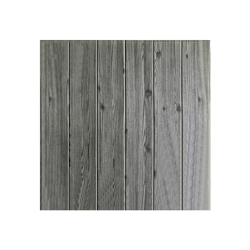 Wall Paneling Wainscoting Vinyl Peel and Stick Smooth Waterproof Indoor Wall Paneling Dark Gray Standard Payment Clearhalo 'Flooring 'Home Improvement' 'home_improvement' 'home_improvement_wall_paneling' 'Wall Paneling' 'wall_paneling' 'Walls & Ceilings' Walls and Ceiling' 7234130