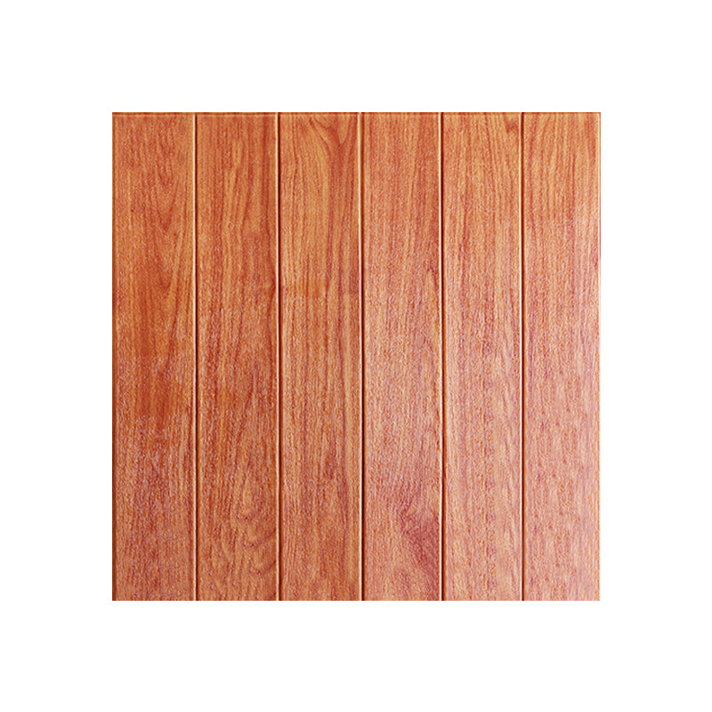 Wall Paneling Wainscoting Vinyl Peel and Stick Smooth Waterproof Indoor Wall Paneling Walnut Standard Payment Clearhalo 'Flooring 'Home Improvement' 'home_improvement' 'home_improvement_wall_paneling' 'Wall Paneling' 'wall_paneling' 'Walls & Ceilings' Walls and Ceiling' 7234131
