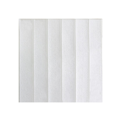 Wall Paneling Wainscoting Vinyl Peel and Stick Smooth Waterproof Indoor Wall Paneling White Clearhalo 'Flooring 'Home Improvement' 'home_improvement' 'home_improvement_wall_paneling' 'Wall Paneling' 'wall_paneling' 'Walls & Ceilings' Walls and Ceiling' 7234144