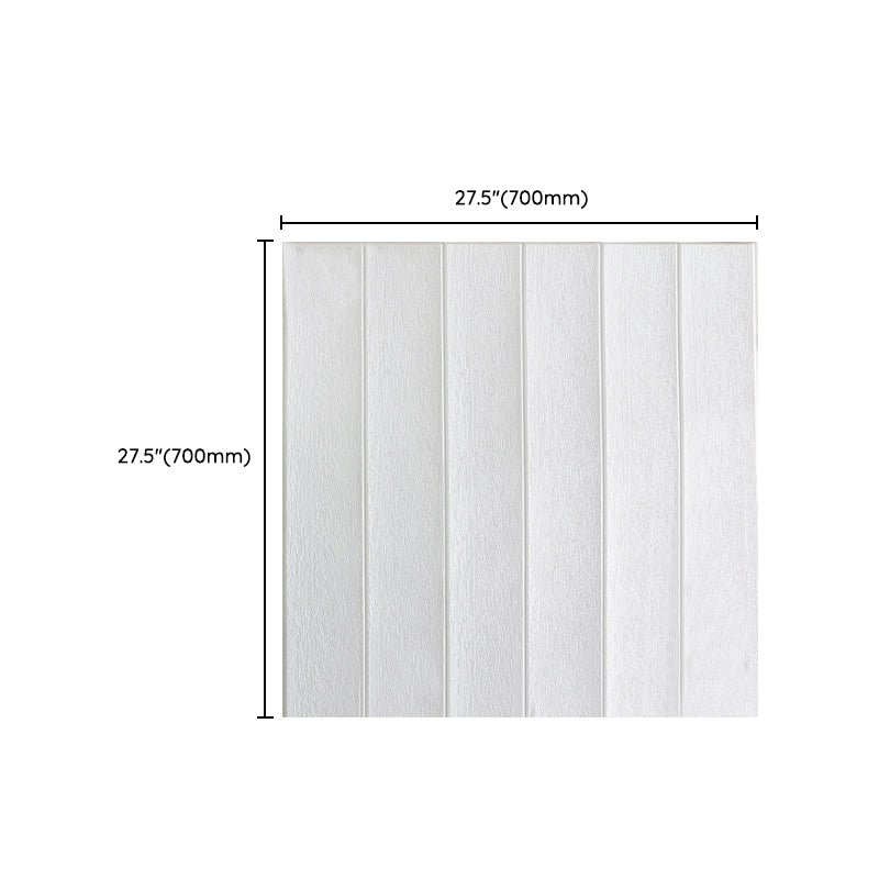 Wall Paneling Wainscoting Vinyl Peel and Stick Smooth Waterproof Indoor Wall Paneling Clearhalo 'Flooring 'Home Improvement' 'home_improvement' 'home_improvement_wall_paneling' 'Wall Paneling' 'wall_paneling' 'Walls & Ceilings' Walls and Ceiling' 7234155