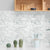 White Subway Tile Water Resistant Peel & Stick Tile for Kitchen Backsplash Marble Brick / Subway Clearhalo 'Flooring 'Home Improvement' 'home_improvement' 'home_improvement_peel_stick_blacksplash' 'Peel & Stick Backsplash Tile' 'peel_stick_blacksplash' 'Walls & Ceilings' Walls and Ceiling' 7234160