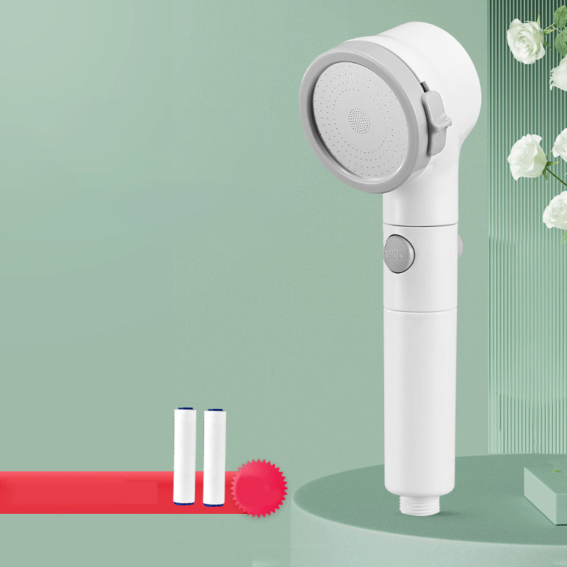 Water Filtration Handheld Shower Head Standard Spray Pattern Shower Head White Hand Shower Clearhalo 'Bathroom Remodel & Bathroom Fixtures' 'Home Improvement' 'home_improvement' 'home_improvement_shower_heads' 'Shower Heads' 'shower_heads' 'Showers & Bathtubs Plumbing' 'Showers & Bathtubs' 7234251