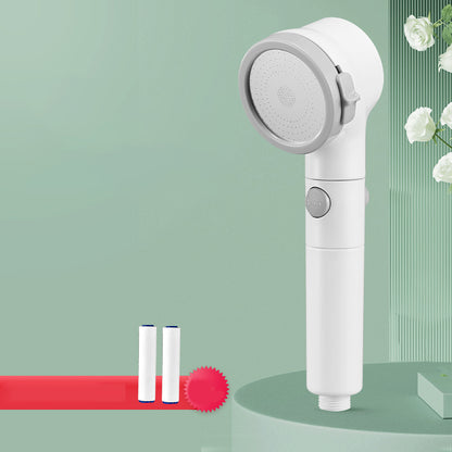 Water Filtration Handheld Shower Head Standard Spray Pattern Shower Head White Hand Shower Clearhalo 'Bathroom Remodel & Bathroom Fixtures' 'Home Improvement' 'home_improvement' 'home_improvement_shower_heads' 'Shower Heads' 'shower_heads' 'Showers & Bathtubs Plumbing' 'Showers & Bathtubs' 7234251