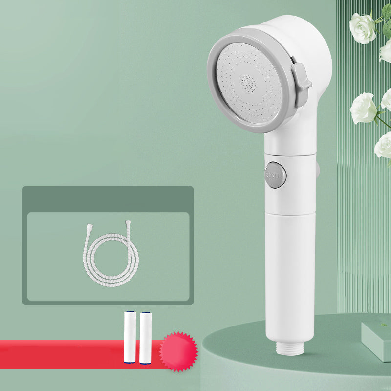 Water Filtration Handheld Shower Head Standard Spray Pattern Shower Head White Shower Head with Hose Clearhalo 'Bathroom Remodel & Bathroom Fixtures' 'Home Improvement' 'home_improvement' 'home_improvement_shower_heads' 'Shower Heads' 'shower_heads' 'Showers & Bathtubs Plumbing' 'Showers & Bathtubs' 7234252