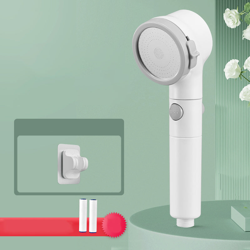 Water Filtration Handheld Shower Head Standard Spray Pattern Shower Head White Shower & Bracket Clearhalo 'Bathroom Remodel & Bathroom Fixtures' 'Home Improvement' 'home_improvement' 'home_improvement_shower_heads' 'Shower Heads' 'shower_heads' 'Showers & Bathtubs Plumbing' 'Showers & Bathtubs' 7234260