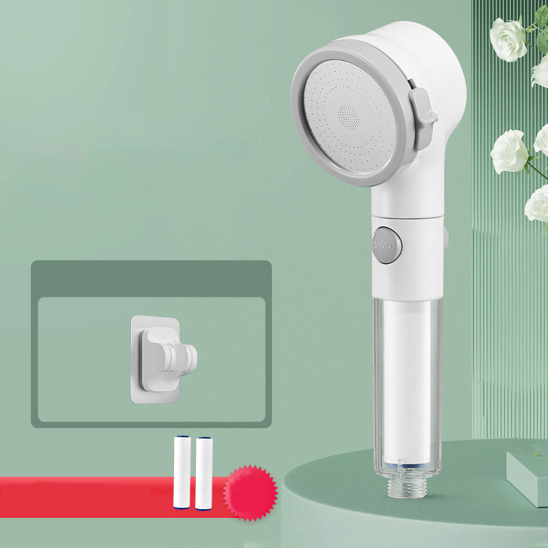 Water Filtration Handheld Shower Head Standard Spray Pattern Shower Head Transparent Shower & Bracket Clearhalo 'Bathroom Remodel & Bathroom Fixtures' 'Home Improvement' 'home_improvement' 'home_improvement_shower_heads' 'Shower Heads' 'shower_heads' 'Showers & Bathtubs Plumbing' 'Showers & Bathtubs' 7234262