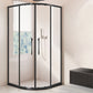 Framed Clear Shower Doors Double Sliding Tempered Shower Bath Door Black Left Clearhalo 'Bathroom Remodel & Bathroom Fixtures' 'Home Improvement' 'home_improvement' 'home_improvement_shower_tub_doors' 'Shower and Tub Doors' 'shower_tub_doors' 'Showers & Bathtubs' 7235028