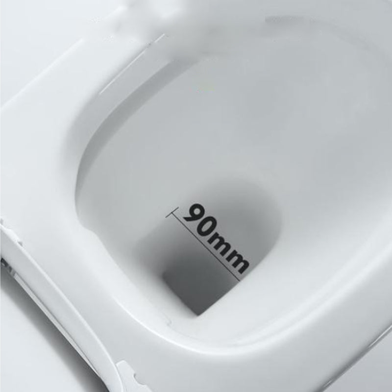 Modern White Flush Toilet Wall Hung Urine Toilet with Seat for Bathroom Clearhalo 'Bathroom Remodel & Bathroom Fixtures' 'Home Improvement' 'home_improvement' 'home_improvement_toilets' 'Toilets & Bidets' 'Toilets' 7235870