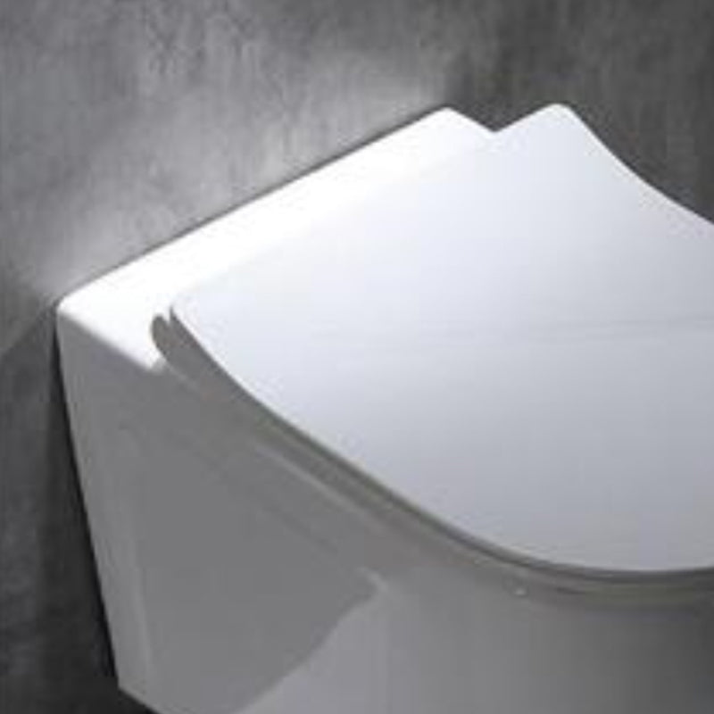 Modern Wall Mount Flush Toilet White Urine Toilet with Seat for Bathroom Clearhalo 'Bathroom Remodel & Bathroom Fixtures' 'Home Improvement' 'home_improvement' 'home_improvement_toilets' 'Toilets & Bidets' 'Toilets' 7235898