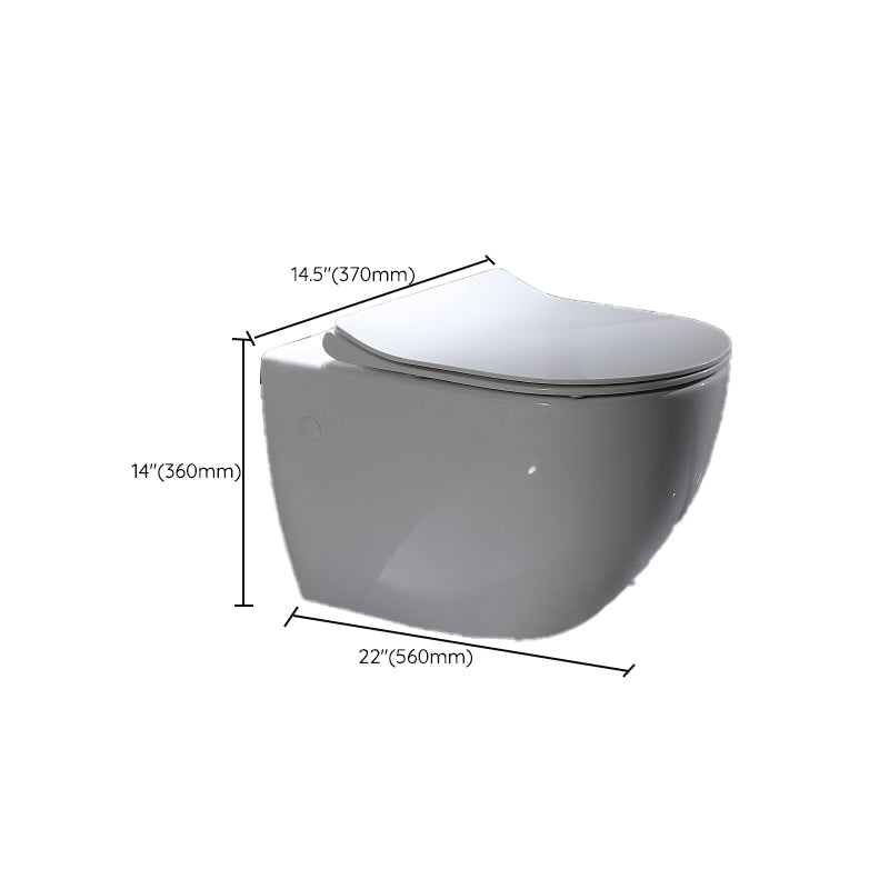 Modern Wall Mount Flush Toilet White Urine Toilet with Seat for Bathroom Clearhalo 'Bathroom Remodel & Bathroom Fixtures' 'Home Improvement' 'home_improvement' 'home_improvement_toilets' 'Toilets & Bidets' 'Toilets' 7235904