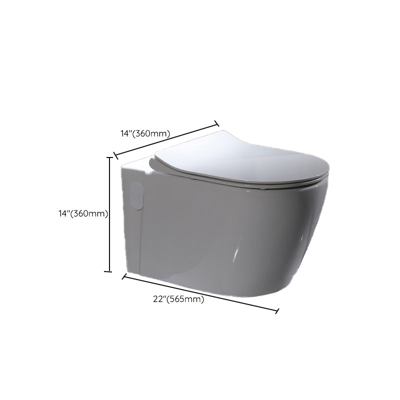 Modern Wall Mount Flush Toilet White Urine Toilet with Seat for Bathroom Clearhalo 'Bathroom Remodel & Bathroom Fixtures' 'Home Improvement' 'home_improvement' 'home_improvement_toilets' 'Toilets & Bidets' 'Toilets' 7235909