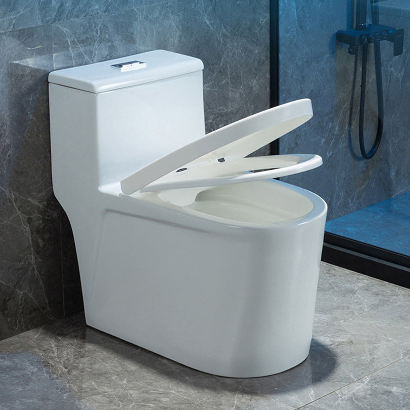 Modern Floor Mount Flush Toilet White Urine Toilet with Slow Close Seat for Bathroom Clearhalo 'Bathroom Remodel & Bathroom Fixtures' 'Home Improvement' 'home_improvement' 'home_improvement_toilets' 'Toilets & Bidets' 'Toilets' 7235947