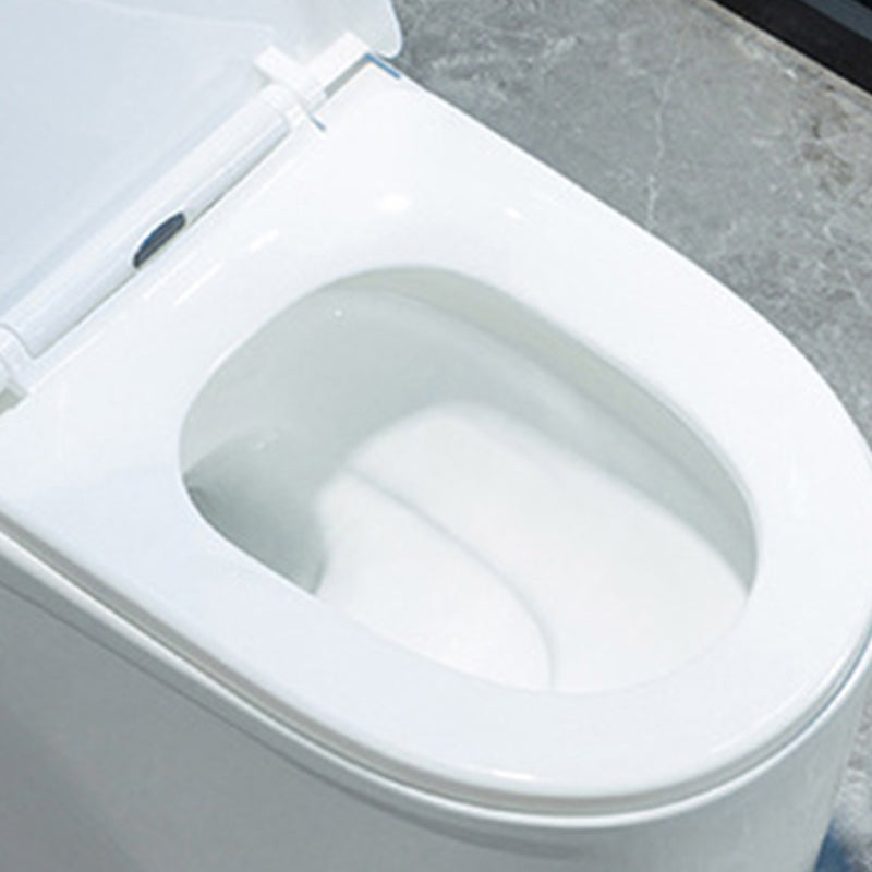 Modern Floor Mount Flush Toilet White Urine Toilet with Slow Close Seat for Bathroom Clearhalo 'Bathroom Remodel & Bathroom Fixtures' 'Home Improvement' 'home_improvement' 'home_improvement_toilets' 'Toilets & Bidets' 'Toilets' 7235949