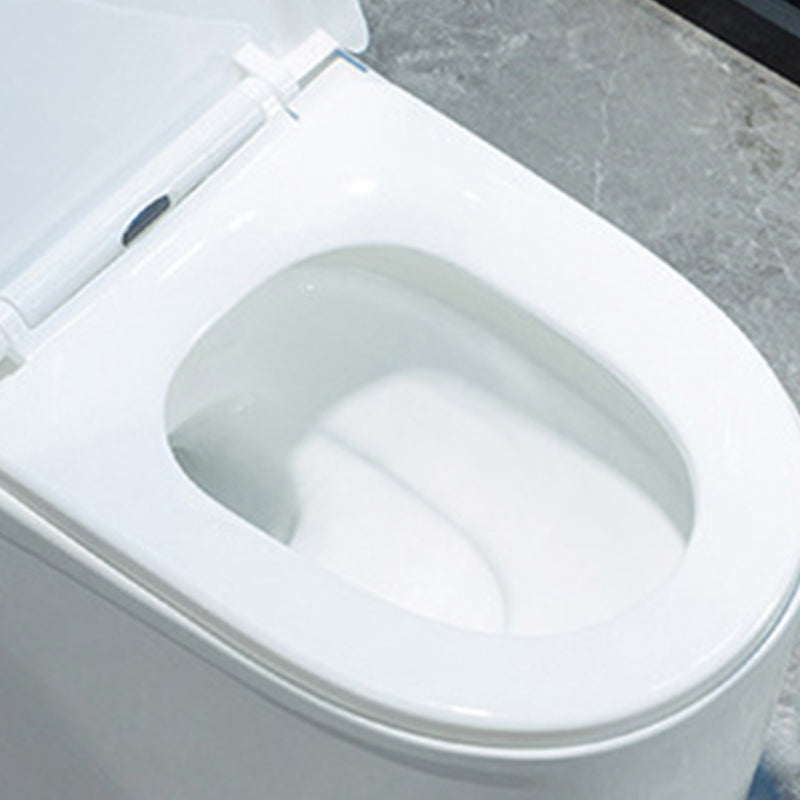 Modern Floor Mount Flush Toilet White Urine Toilet with Slow Close Seat for Bathroom Clearhalo 'Bathroom Remodel & Bathroom Fixtures' 'Home Improvement' 'home_improvement' 'home_improvement_toilets' 'Toilets & Bidets' 'Toilets' 7235949