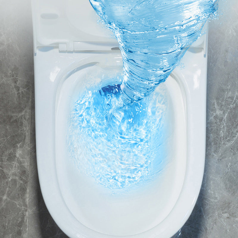 Modern Floor Mount Flush Toilet White Urine Toilet with Slow Close Seat for Bathroom Clearhalo 'Bathroom Remodel & Bathroom Fixtures' 'Home Improvement' 'home_improvement' 'home_improvement_toilets' 'Toilets & Bidets' 'Toilets' 7235957