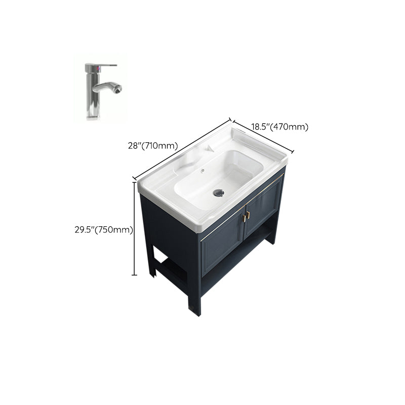 Glam Bathroom Vanity Set Freestanding Faucet Included Bathroom Sink Vanity Clearhalo 'Bathroom Remodel & Bathroom Fixtures' 'Bathroom Vanities' 'bathroom_vanities' 'Home Improvement' 'home_improvement' 'home_improvement_bathroom_vanities' 7237324