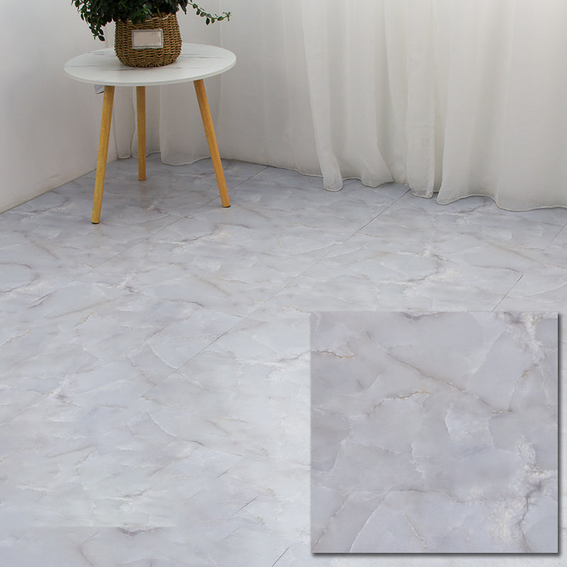 Modern Indoor Vinyl Flooring Marble Print Peel and Stick Vinyl Flooring Off-White Clearhalo 'Flooring 'Home Improvement' 'home_improvement' 'home_improvement_vinyl_flooring' 'Vinyl Flooring' 'vinyl_flooring' Walls and Ceiling' 7237643