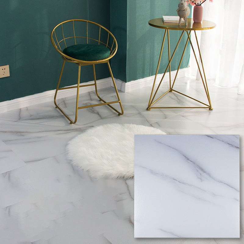 Modern Indoor Vinyl Flooring Marble Print Peel and Stick Vinyl Flooring Yellow White Clearhalo 'Flooring 'Home Improvement' 'home_improvement' 'home_improvement_vinyl_flooring' 'Vinyl Flooring' 'vinyl_flooring' Walls and Ceiling' 7237655
