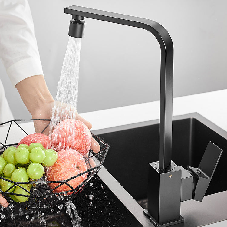 Modern Spring Spout Water Filler One Handle High Arch Meta Kitchen Faucet Clearhalo 'Home Improvement' 'home_improvement' 'home_improvement_kitchen_faucets' 'Kitchen Faucets' 'Kitchen Remodel & Kitchen Fixtures' 'Kitchen Sinks & Faucet Components' 'kitchen_faucets' 7238189