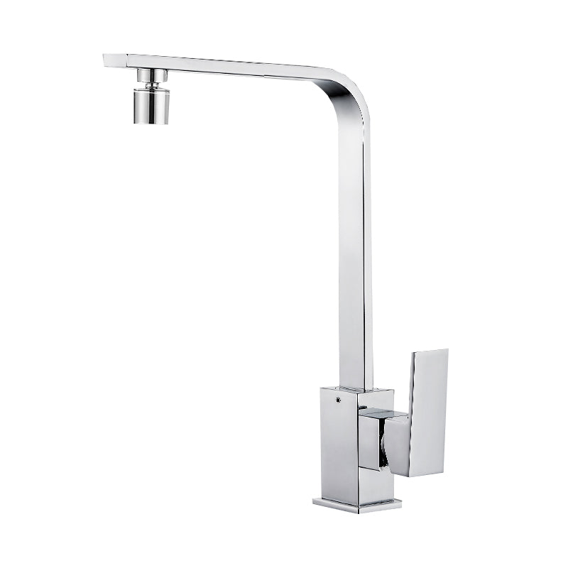 Modern Spring Spout Water Filler One Handle High Arch Meta Kitchen Faucet Silver Dual Mode Clearhalo 'Home Improvement' 'home_improvement' 'home_improvement_kitchen_faucets' 'Kitchen Faucets' 'Kitchen Remodel & Kitchen Fixtures' 'Kitchen Sinks & Faucet Components' 'kitchen_faucets' 7238190
