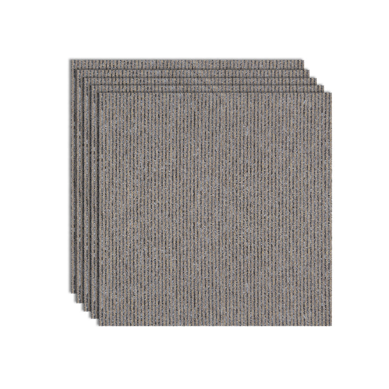 Office Room Carpet Tiles Solid Color Level Loop Square Carpet Tiles Dark Gray Clearhalo 'Carpet Tiles & Carpet Squares' 'carpet_tiles_carpet_squares' 'Flooring 'Home Improvement' 'home_improvement' 'home_improvement_carpet_tiles_carpet_squares' Walls and Ceiling' 7238203
