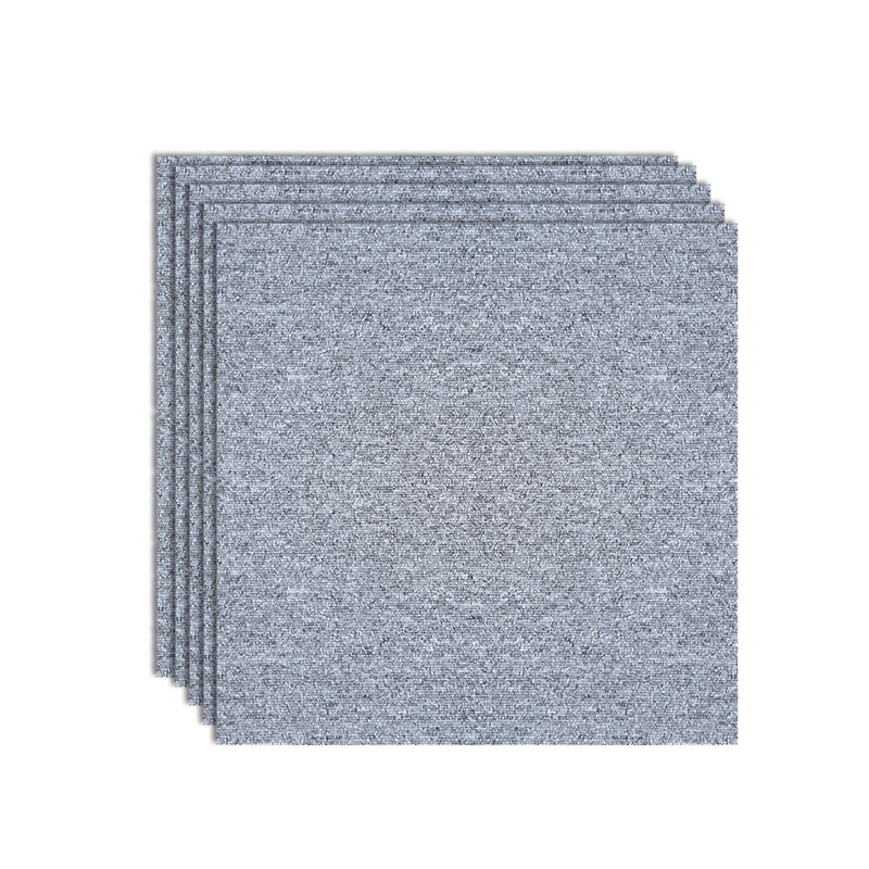 Office Room Carpet Tiles Solid Color Level Loop Square Carpet Tiles Light Gray Clearhalo 'Carpet Tiles & Carpet Squares' 'carpet_tiles_carpet_squares' 'Flooring 'Home Improvement' 'home_improvement' 'home_improvement_carpet_tiles_carpet_squares' Walls and Ceiling' 7238205