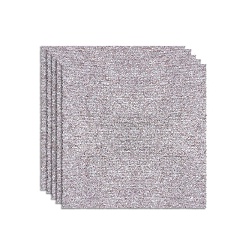 Office Room Carpet Tiles Solid Color Level Loop Square Carpet Tiles Silver Gray Clearhalo 'Carpet Tiles & Carpet Squares' 'carpet_tiles_carpet_squares' 'Flooring 'Home Improvement' 'home_improvement' 'home_improvement_carpet_tiles_carpet_squares' Walls and Ceiling' 7238218