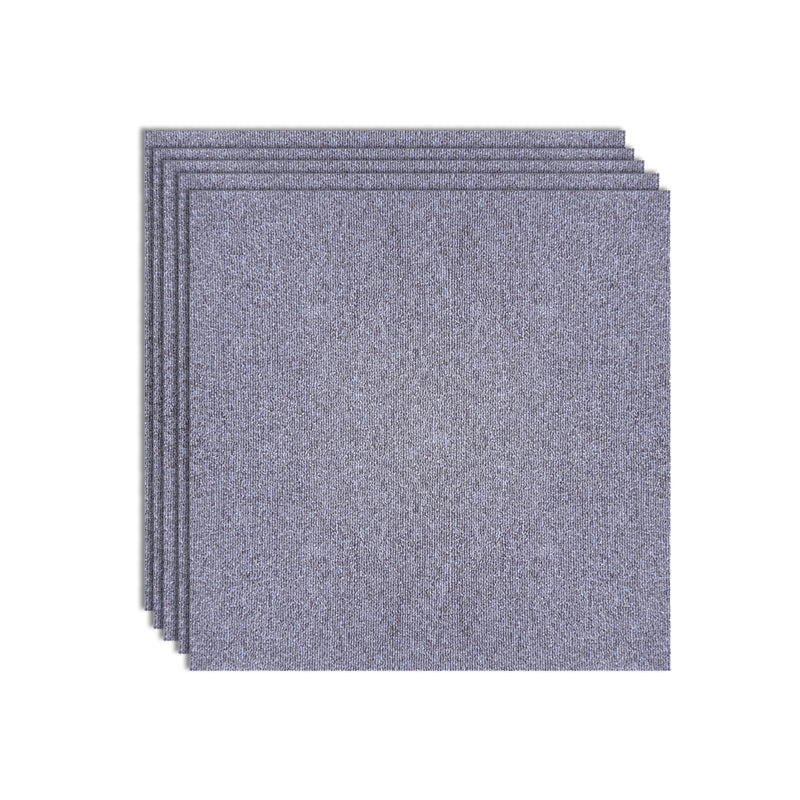 Office Room Carpet Tiles Solid Color Level Loop Square Carpet Tiles Gray-Khaki Clearhalo 'Carpet Tiles & Carpet Squares' 'carpet_tiles_carpet_squares' 'Flooring 'Home Improvement' 'home_improvement' 'home_improvement_carpet_tiles_carpet_squares' Walls and Ceiling' 7238224