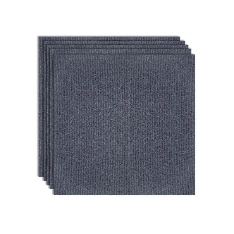 Office Room Carpet Tiles Solid Color Level Loop Square Carpet Tiles Dark Blue Clearhalo 'Carpet Tiles & Carpet Squares' 'carpet_tiles_carpet_squares' 'Flooring 'Home Improvement' 'home_improvement' 'home_improvement_carpet_tiles_carpet_squares' Walls and Ceiling' 7238226