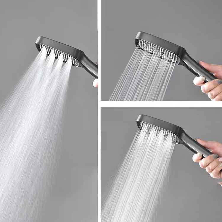 Modern Shower Head Combo Brass Temperature Control Wall Mounted Shower Combo Clearhalo 'Bathroom Remodel & Bathroom Fixtures' 'Home Improvement' 'home_improvement' 'home_improvement_shower_faucets' 'Shower Faucets & Systems' 'shower_faucets' 'Showers & Bathtubs Plumbing' 'Showers & Bathtubs' 7238322