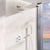 Modern Shower Head Combo Brass Wall Mounted Temperature Control Shower Set Silver Digital Display Not Included Clearhalo 'Bathroom Remodel & Bathroom Fixtures' 'Home Improvement' 'home_improvement' 'home_improvement_shower_faucets' 'Shower Faucets & Systems' 'shower_faucets' 'Showers & Bathtubs Plumbing' 'Showers & Bathtubs' 7238436