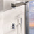 Modern Shower Head Combo Brass Wall Mounted Temperature Control Shower Set Gun Grey Digital Display Not Included Clearhalo 'Bathroom Remodel & Bathroom Fixtures' 'Home Improvement' 'home_improvement' 'home_improvement_shower_faucets' 'Shower Faucets & Systems' 'shower_faucets' 'Showers & Bathtubs Plumbing' 'Showers & Bathtubs' 7238444