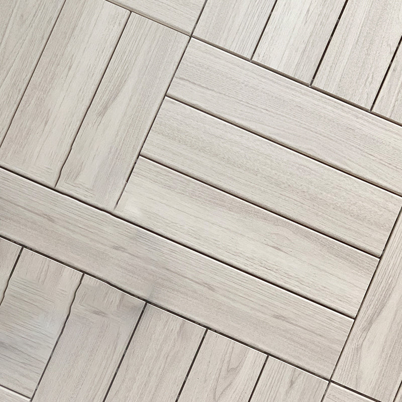 Engineered Flooring Planks Water Resistant Click-Locking for Patio Garden 12" x 12" Light Wood Clearhalo 'Flooring 'Hardwood Flooring' 'hardwood_flooring' 'Home Improvement' 'home_improvement' 'home_improvement_hardwood_flooring' Walls and Ceiling' 7239354