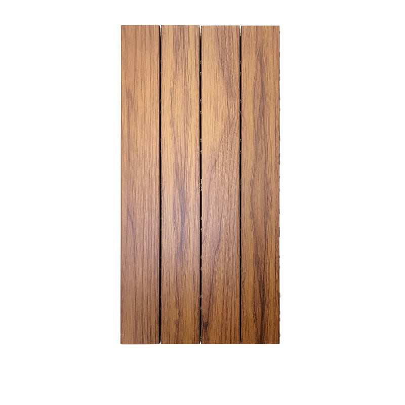 Engineered Flooring Planks Water Resistant Click-Locking for Patio Garden 1' x 2' Natural Clearhalo 'Flooring 'Hardwood Flooring' 'hardwood_flooring' 'Home Improvement' 'home_improvement' 'home_improvement_hardwood_flooring' Walls and Ceiling' 7239359