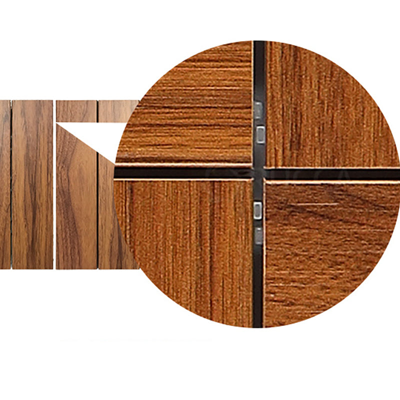 Engineered Flooring Planks Water Resistant Click-Locking for Patio Garden Clearhalo 'Flooring 'Hardwood Flooring' 'hardwood_flooring' 'Home Improvement' 'home_improvement' 'home_improvement_hardwood_flooring' Walls and Ceiling' 7239366