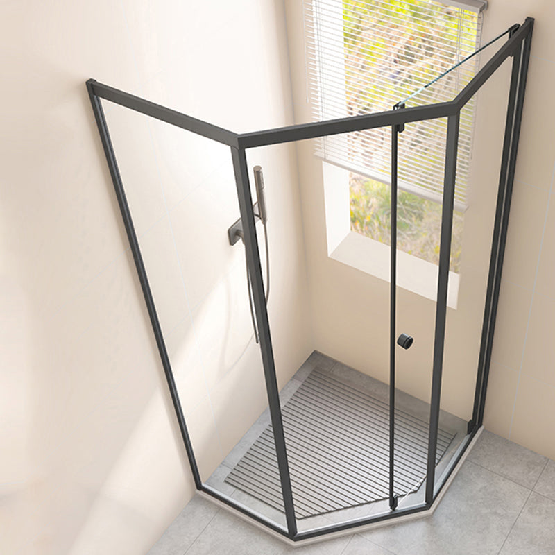 Single Sliding Shower Bath Door Tempered Glass Clear Shower Door Knob Handles Right Clearhalo 'Bathroom Remodel & Bathroom Fixtures' 'Home Improvement' 'home_improvement' 'home_improvement_shower_tub_doors' 'Shower and Tub Doors' 'shower_tub_doors' 'Showers & Bathtubs' 7239416