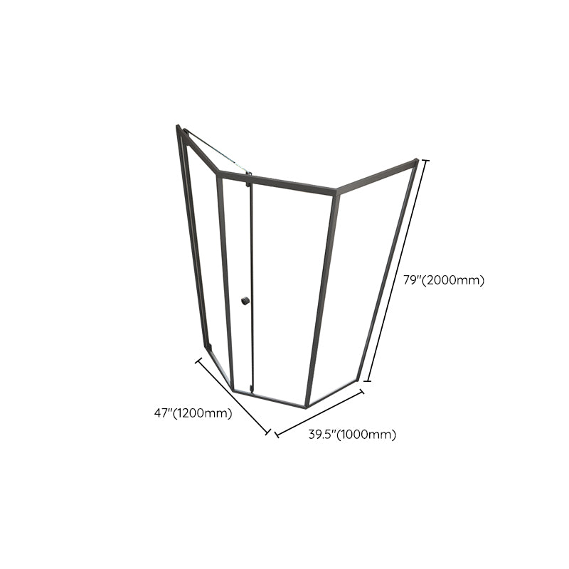 Single Sliding Shower Bath Door Tempered Glass Clear Shower Door Clearhalo 'Bathroom Remodel & Bathroom Fixtures' 'Home Improvement' 'home_improvement' 'home_improvement_shower_tub_doors' 'Shower and Tub Doors' 'shower_tub_doors' 'Showers & Bathtubs' 7239433