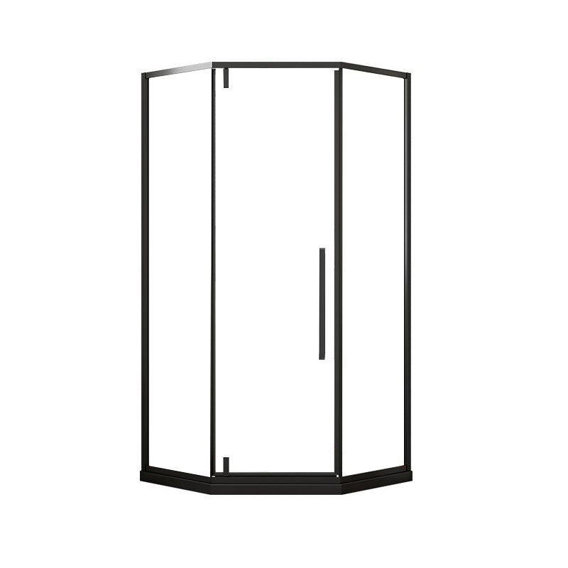 Tempered Framed Shower Bath Door Clear Scratch Resistant Shower Doors Clearhalo 'Bathroom Remodel & Bathroom Fixtures' 'Home Improvement' 'home_improvement' 'home_improvement_shower_tub_doors' 'Shower and Tub Doors' 'shower_tub_doors' 'Showers & Bathtubs' 7239438