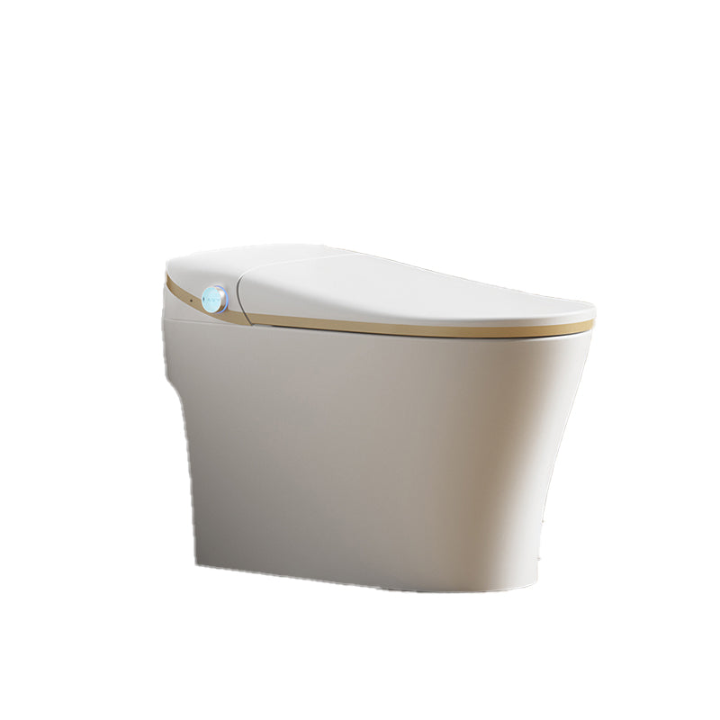Modern Floor Mount Toilet Heated Seat Included Urine Toilet for Bathroom Clearhalo 'Bathroom Remodel & Bathroom Fixtures' 'Home Improvement' 'home_improvement' 'home_improvement_toilets' 'Toilets & Bidets' 'Toilets' 7239680