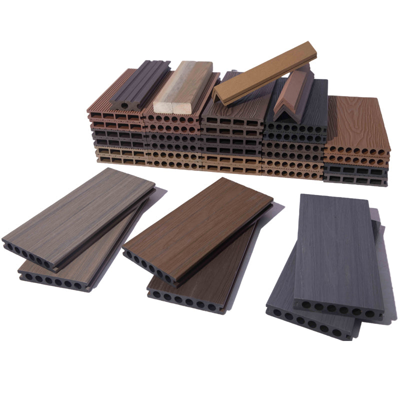 Composite Decking Tiles Garden Slat Nailed Patio Flooring Tiles Clearhalo 'Home Improvement' 'home_improvement' 'home_improvement_outdoor_deck_tiles_planks' 'Outdoor Deck Tiles & Planks' 'Outdoor Flooring & Tile' 'Outdoor Remodel' 'outdoor_deck_tiles_planks' 7241946