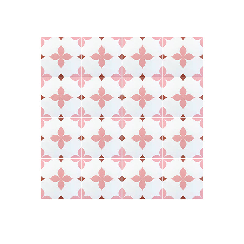 Modern Style Square Floor Tile Moroccan Print Straight Edge Waterproof Floor Tile Clearhalo 'Floor Tiles & Wall Tiles' 'floor_tiles_wall_tiles' 'Flooring 'Home Improvement' 'home_improvement' 'home_improvement_floor_tiles_wall_tiles' Walls and Ceiling' 7242178