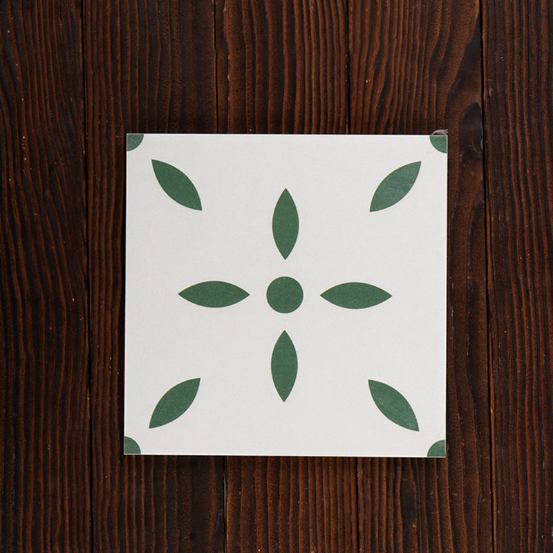 Modern Style Floor Tile Moroccan Print Straight Edge Square Waterproof Floor Tile Clearhalo 'Floor Tiles & Wall Tiles' 'floor_tiles_wall_tiles' 'Flooring 'Home Improvement' 'home_improvement' 'home_improvement_floor_tiles_wall_tiles' Walls and Ceiling' 7242224