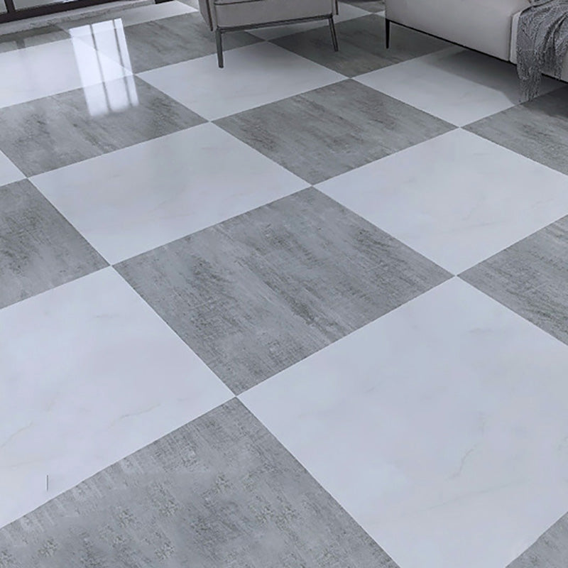 Modern Indoor Vinyl Flooring Marble Print Square PVC Vinyl Flooring Smoke Gray Clearhalo 'Flooring 'Home Improvement' 'home_improvement' 'home_improvement_vinyl_flooring' 'Vinyl Flooring' 'vinyl_flooring' Walls and Ceiling' 7242252