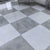 Modern Indoor Vinyl Flooring Marble Print Square PVC Vinyl Flooring Smoke Gray Clearhalo 'Flooring 'Home Improvement' 'home_improvement' 'home_improvement_vinyl_flooring' 'Vinyl Flooring' 'vinyl_flooring' Walls and Ceiling' 7242252