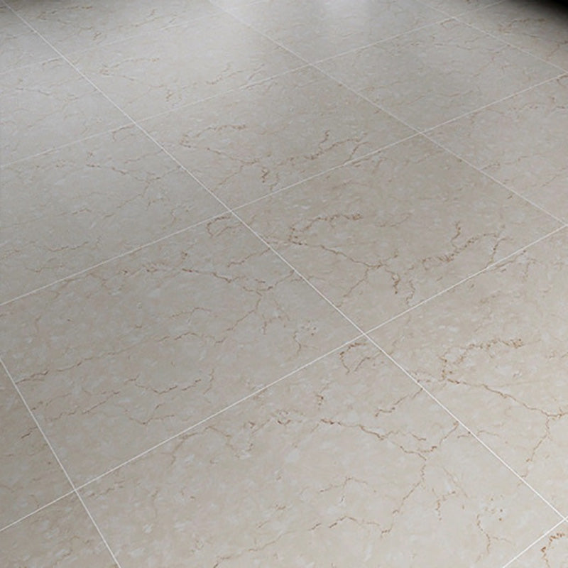 Modern Indoor Vinyl Flooring Marble Print Square PVC Vinyl Flooring Apricot Clearhalo 'Flooring 'Home Improvement' 'home_improvement' 'home_improvement_vinyl_flooring' 'Vinyl Flooring' 'vinyl_flooring' Walls and Ceiling' 7242258